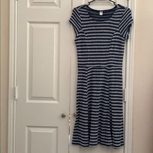 Old navy short sleeve Blue/white dress